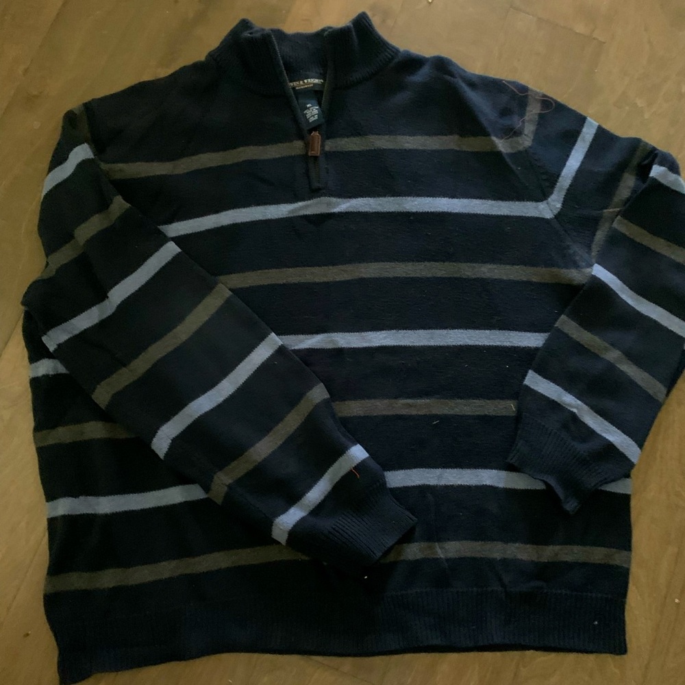 Men’s Bowen and Weight Quarter Zip Sweater, XL